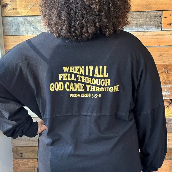 Way Maker Christian Womens 2 Side Print Long Sleeve 2xl Top - Picture 2 of 4